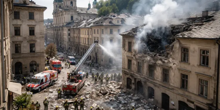 Russian drone attack on the historical center of Lviv, UNESCO expressed deep concern and offered help