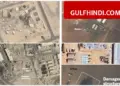 Satellite pictures show the scene of devastation, American radars destroyed in Qatar and UAE