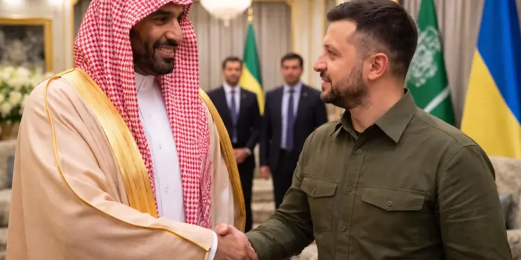 Saudi Arab Crown Prince and Ukrainian President Zelenskyy had a big meeting in Jeddah