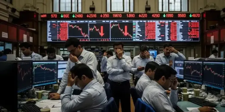 Share Market Opening: The market fell heavily on the first day of the week! Sensex fell 1100 points, Nifty below 22,500