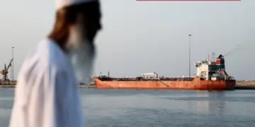 Ship with 31 sailors stuck in Strait of Hormuz, stopped near Sharjah due to missile fear