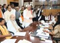 Stir in Bihar politics! CM Nitish Kumar filed nomination for Rajya Sabha, Amit Shah was also present.