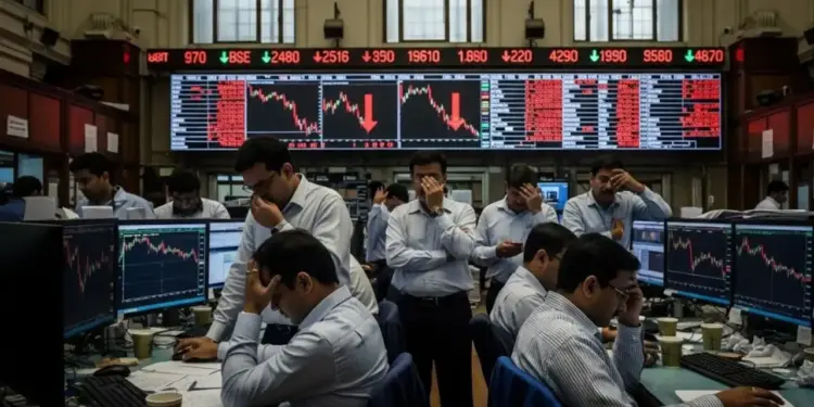 Stock Market Closing: Huge fall in the stock market on Thursday! Sensex closed down 2,496 points, ₹11 lakh crore lost