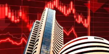 Stock Market Closing: Outcry in these markets on the first of the week, BSE Sensex fell by 1600 points, Nifty also fell at the close