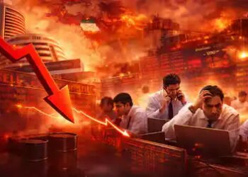 Stock Market Closing: There was an outcry in the stock market today! A huge fall of 2-2% was recorded, Sensex closed after falling by 1,690.