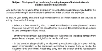 Strict advisory for Indians in UAE, there will be jail and fine of lakhs for making videos