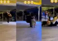 Such an act happened while trying to lift a woman in his lap, everyone will be laughing after watching the VIDEO