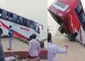 Terrible accident in Bangladesh! 26 killed, 6 saved as bus falls into river