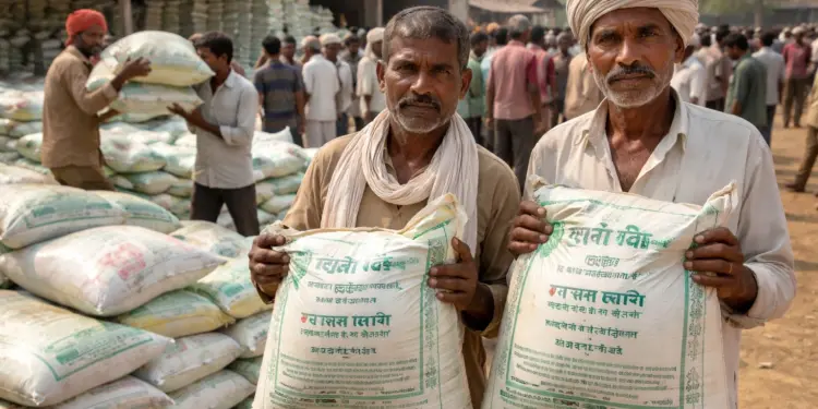 There is shortage of fertilizer in India due to West Asia crisis, farmers of Bhopal said that it is as precious as 'gold and silver'