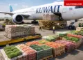To prevent food shortage in Kuwait, special cargo flights flew from India, Kuwait Airways arrived with 82 tons of fresh goods.