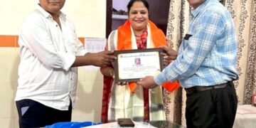 Tonk: Academician Dr. Pranu Shukla honored by All India Sahitya Parishad