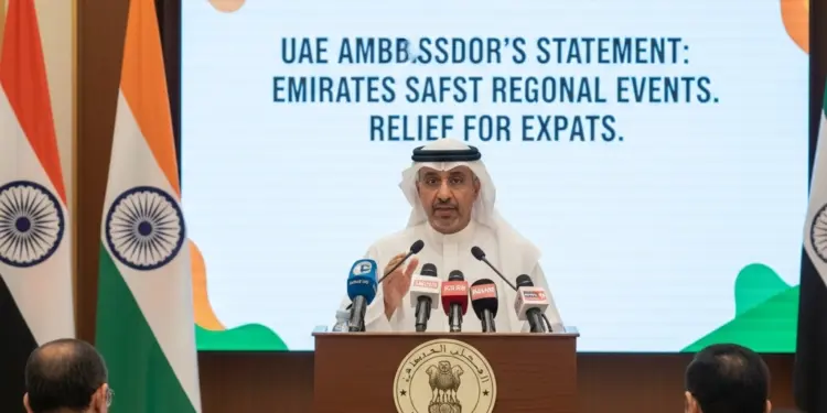 UAE Ambassador's big statement in India, Emirates safe even after Iran attacks, relief given to expatriates