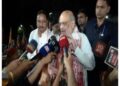 Union Home Minister Amit Shah gave a statement in Guwahati, said "people are eager to form BJP government"