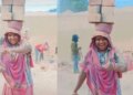 Video: A woman working at a kiln showed a powerful 'Dhurandhar' dance by placing a brick on her head, you will also be surprised after watching the video.