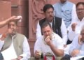 Violation of discipline in Parliament? Ex-servicemen demand public apology for eating tea and biscuits on Rahul Gandhi stairs