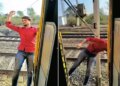 Viral Video: Users got angry after seeing a young man doing stunts on a moving train, said - 'He will definitely get Dev Darshan...'