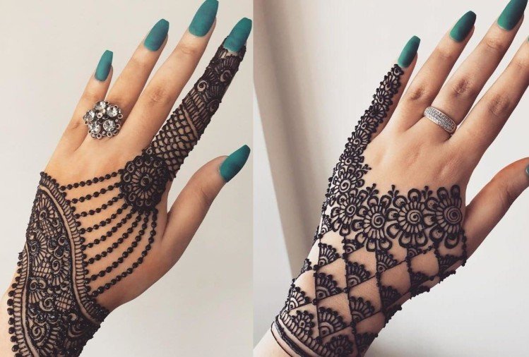 ≡ 12 Finger Henna Designs for Bridal in 2022 》 Her Beauty