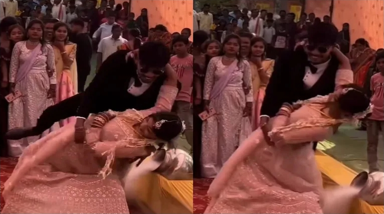≡ The groom created a stir on the stage, then something happened that made it difficult to stop laughing! ➤ Brain Berries