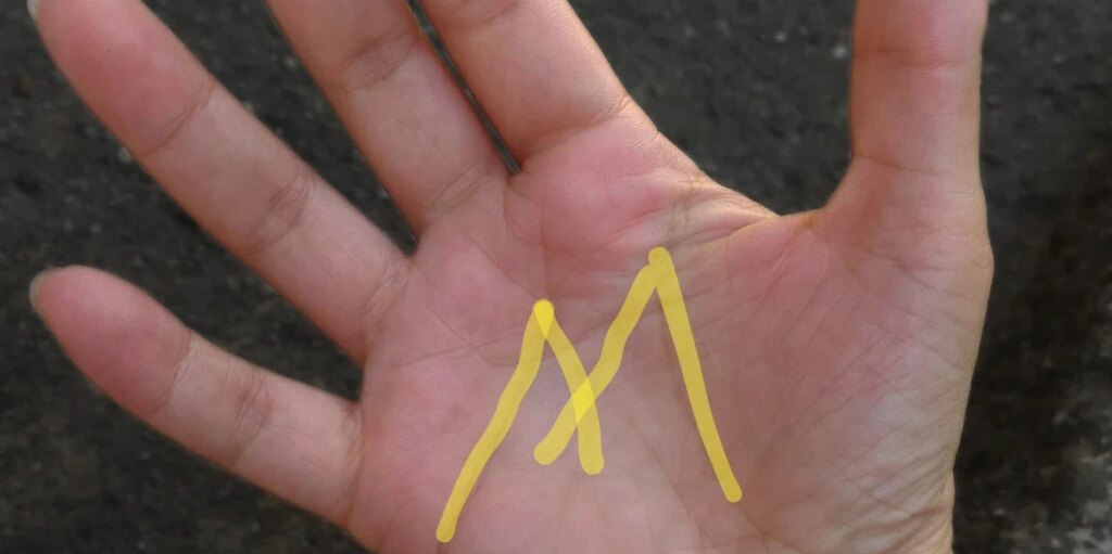 ≡ What does it mean if the lines on your hand form the letter 'M'? ➤ Brain Berries