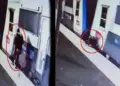 A girl fell under the train while using her mobile phone, the entire train passed over her, then a miracle happened