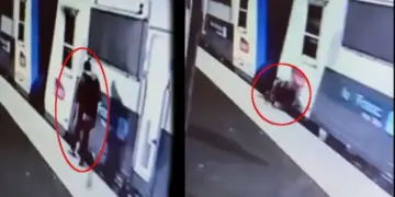 A girl fell under the train while using her mobile phone, the entire train passed over her, then a miracle happened