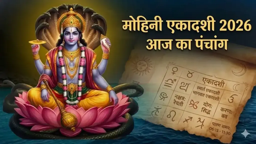 Aaj Ka Panchang 27 April 2026: Today is Mohini Ekadashi fast, know the auspicious time of worship, Paran time and rules of fast.