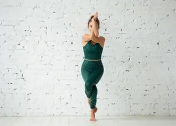 Adopt Garudasana for stress relief and increased concentration