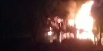 Amer: Massive fire in plywood warehouse on Delhi Road, short circuit caused chaos; goods worth lakhs destroyed