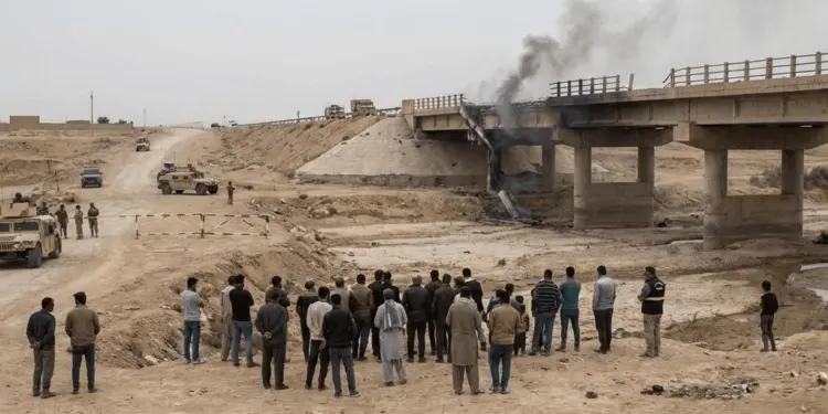 America and Israel attacked Iran’s highest bridge, 8 people died, tension increased in Gulf countries.