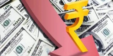 Big fall in rupee against dollar, rupee weakened by 57 paise in just two days