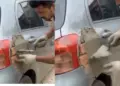 📰 'Desi Jugaad' of car repair went viral, people were surprised to see the repair done with stone and cement