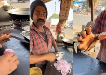 Desi jugaad for cutting onion goes viral, you will be surprised after watching the video