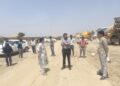 District Collector inspected the under construction district hospital and various government lands