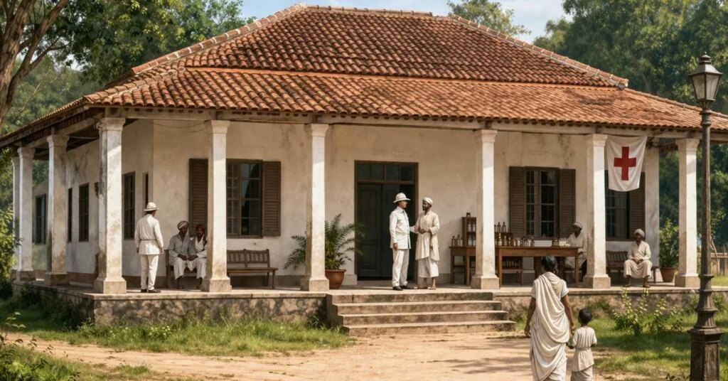 From the window of history: Ranchi Dispensary was established in 1855, for a long time an Indian doctor was in charge.