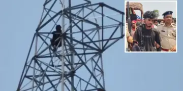 Heartbroken by girlfriend's marriage, young man climbs tower in Bhagalpur; High voltage drama lasted for 6 hours