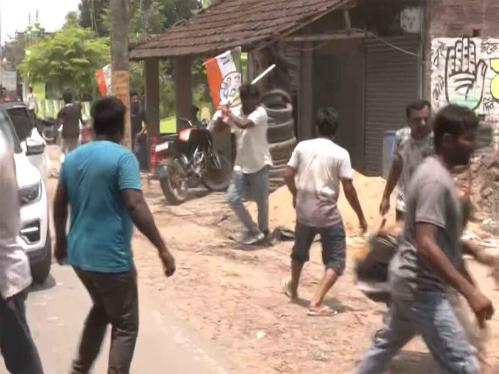 High voltage violence in Bengal amid elections, clash between Kabir supporters and TMC workers