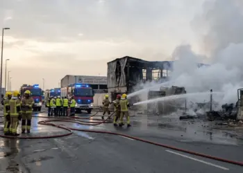 Huge fire broke out in Bahrain after Iranian attack, fire department brought it under control, government said ‘big aggression’