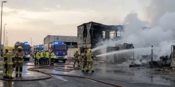 Huge fire broke out in Bahrain after Iranian attack, fire department brought it under control, government said ‘big aggression’
