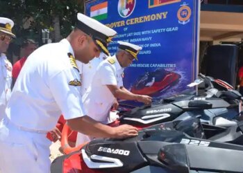 India provided relief material and maritime safety equipment to Sri Lanka