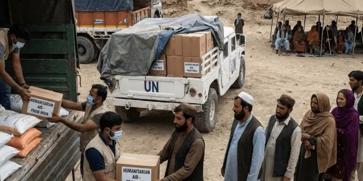 India sent huge help to Afghanistan, a batch of relief material arrived amid the devastation caused by flood and earthquake.
