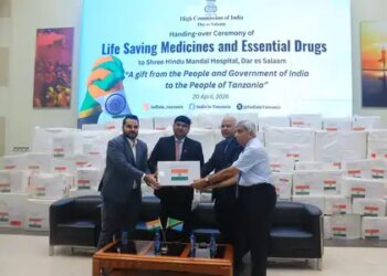 India sent two tons of medical goods to Tanzania