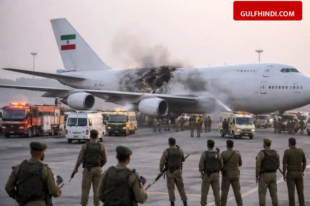 Iranian plane damaged in American air attack, the ship was about to come to New Delhi to collect medicines from India