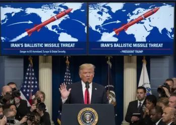 Iran’s missiles are a big threat to America and Europe, Trump said no corner of the world was safe
