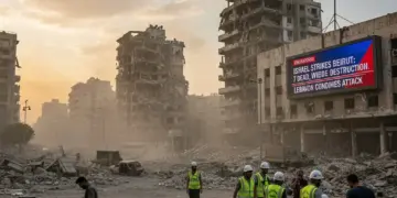 Israel Lebanon News: Israel’s major attack on Beirut, 7 people killed and huge destruction, Lebanon expressed strong objection