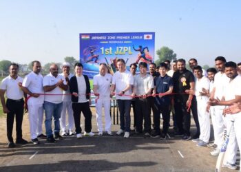 'Japanese Zone Premier League' cricket tournament begins in Neemrana, enthusiasm seen among employees