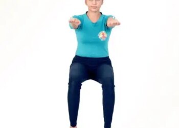Knee Movement: Practicing a few minutes daily will give better balance and strength, also gives relief in joint problems.