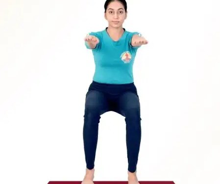 Knee Movement: Practicing a few minutes daily will give better balance and strength, also gives relief in joint problems.