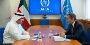 Kuwait’s Foreign Minister had an important talk with IAEA Chief, nuclear security was discussed amid regional tension.