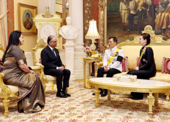 Nagesh Singh's tenure as Indian Ambassador to Thailand ends, bid farewell after meeting the royal family