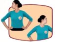 Neck Movement: Relief for those who work sitting at a desk for hours, easy movement of the neck will relieve stiffness.